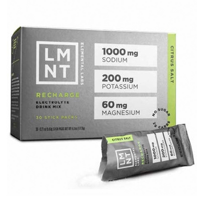 LMNT Electrolyte Drink Mix 6g c/30 pz Citrus