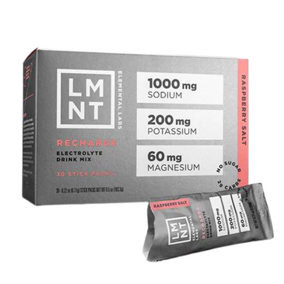 LMNT Electrolyte Drink Mix 6g c/30 pz Raspberry