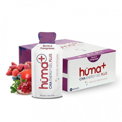 Huma Plus Chia Energy Gel Berries & Pomegranate 41gr c/24 pz