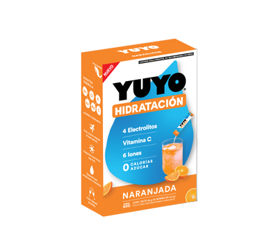 YUYO Hidratación c/10 pz Naranjada